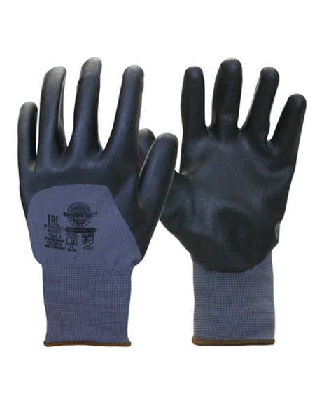 Перчатки "ПЕНОНИТРИЛ РЧ"(100%нейлон 13-го кл.,3/4чер. вспененный нитрил)кратно 12 пар (х12х240)