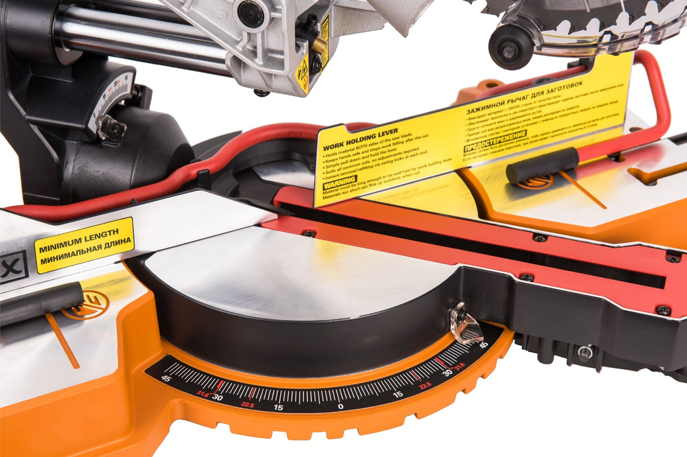 Аккумуляторная торцовочная пила WORX WX845.9 20В 216 мм