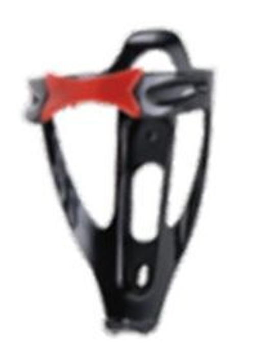 Флягодерж-ль поликарбонат высокопрочн. облегч. с резинов. перемычкой черный HORST