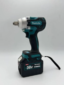 Набор аккумуляторных инструментов 4в1 Макита бесщеточный двигатель, дрель шуруповерт, гайковерт, перфоратор, болгарка ушм