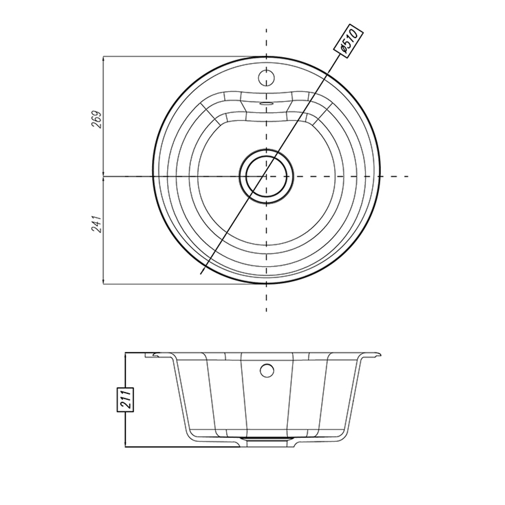Кухонная Мойка Мида (Песочная) NEW