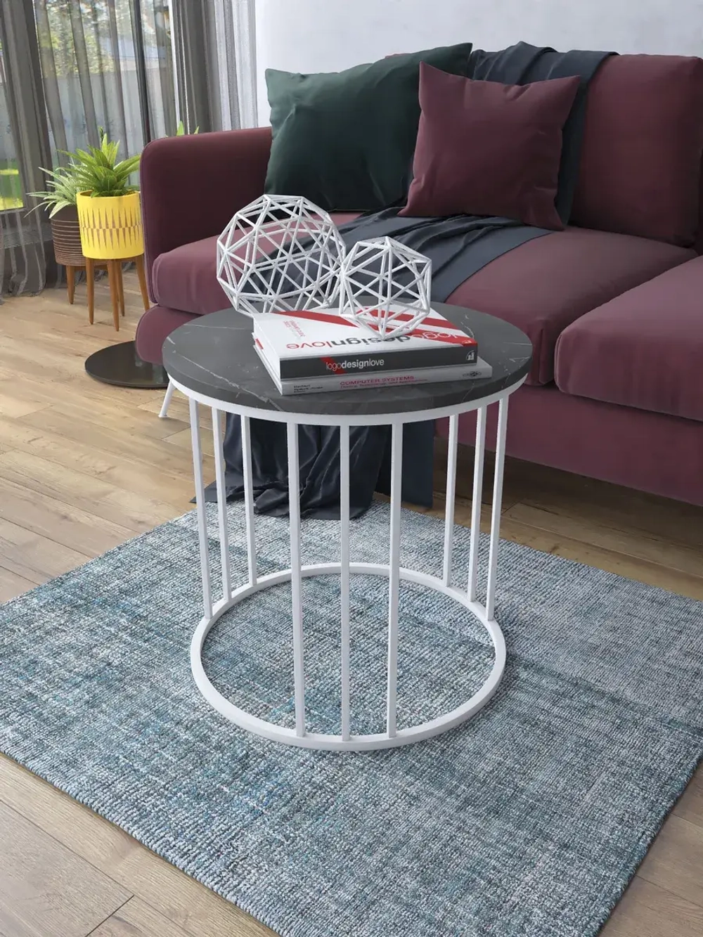 Журнальный стол Трио малый - БСЧ - МДФ в ПВХ