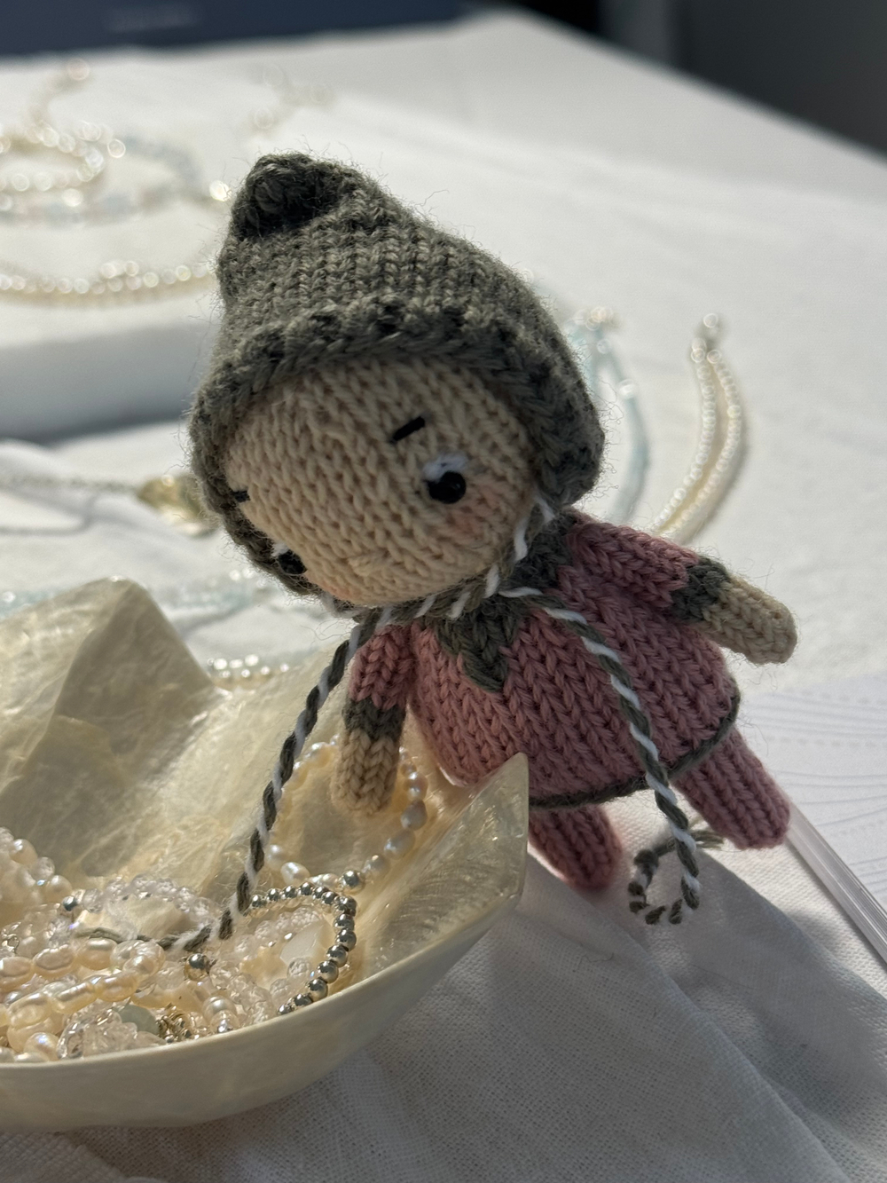 Игрушка вязаная, Эльф