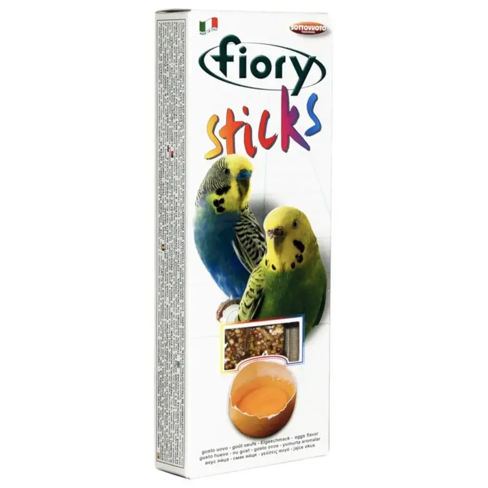 Палочки для попугаев fiory sticks с яйцом 2 х 30 г