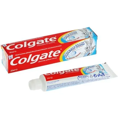 Зубная паста детская COLGATE Доктор Заяц вкус Жвачки 50мл