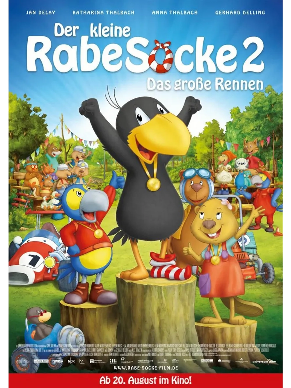 Ворона-проказница 2: Большие гонки (2015) (DVD-R)