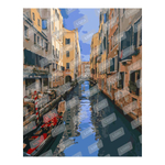 Картина по номерам на картоне 40*50см "Венецианский канал" (Lori)