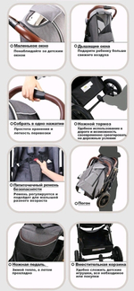 Прогулочная коляска Luxmom 609