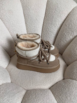 Луноходы из натуральной замши/Натуральный мех