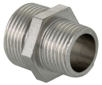 Ниппель переходной Valtec 1/2"х3/4" НР/НР (фитинги из нерж. стали серии VTi.580.I)