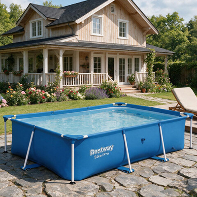 Бассейн каркасный 221*150*43см 1200л "Steel Pro", Bestway 56401