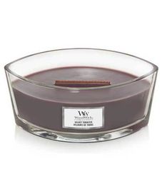 Бархатистый табак, ароматическая свеча эллипс, WoodWick