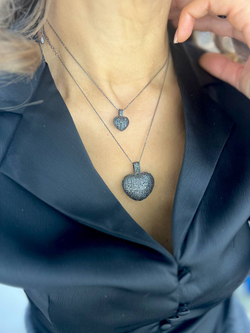 Кулон большое сердце