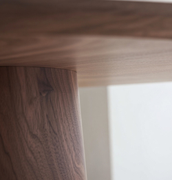 Дизайнерский стол BLOSSOM CERAMIC walnut