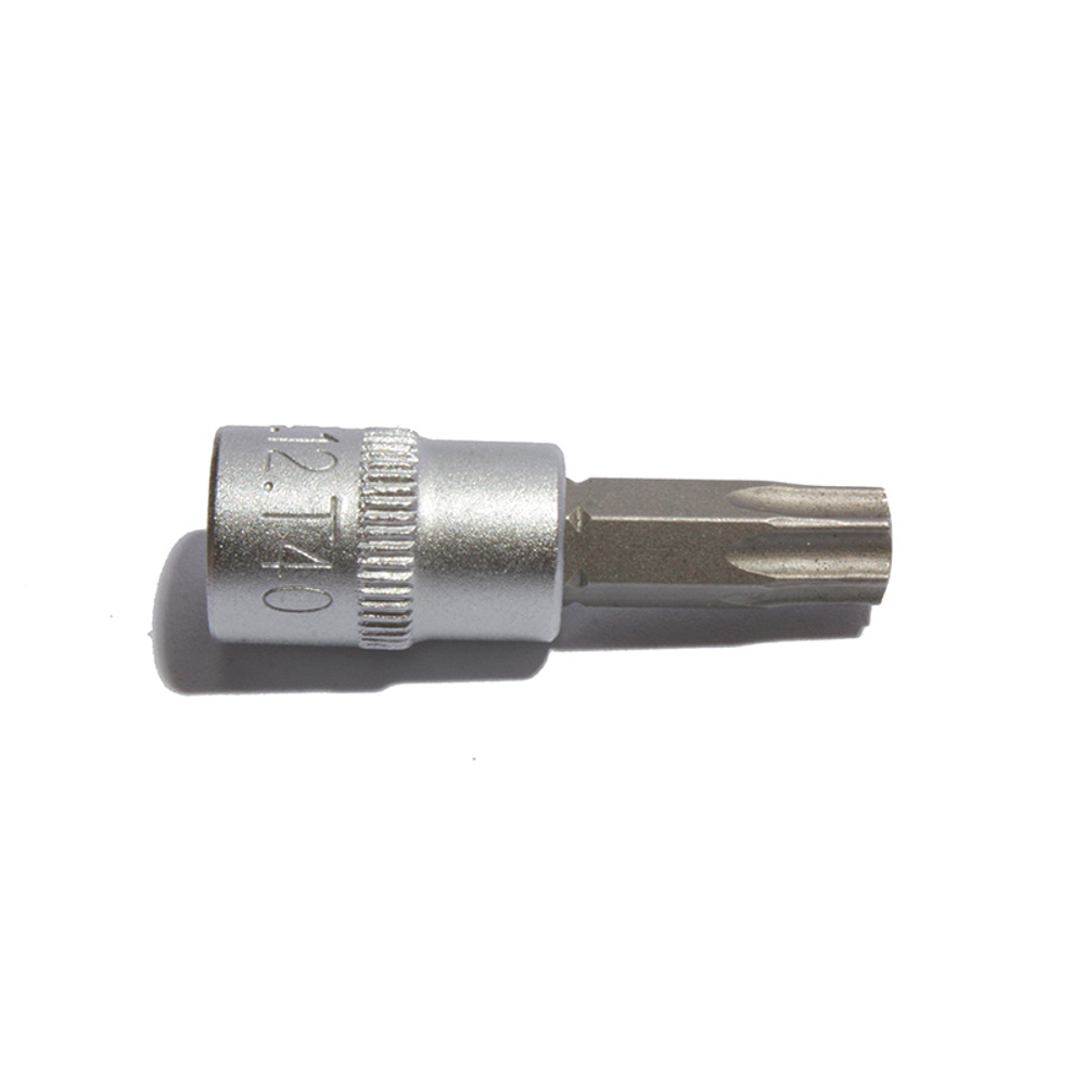 Торцевая головка короткая с битой Torx 1/4" T40, СТАНКОИМПОРТ, CS-14.12.T40