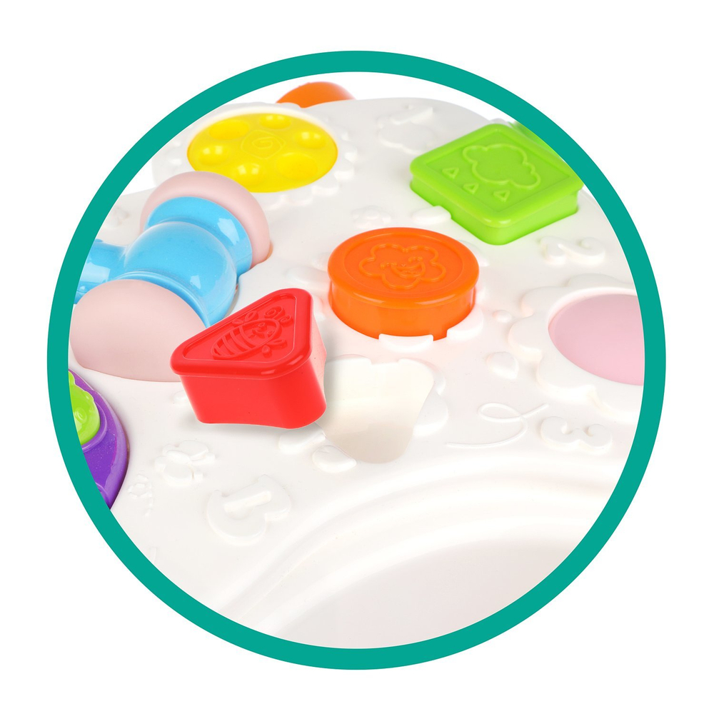 939824/Каталка-ходунок "Первые шажочки" с муз. молоточком, 3AG13 включ./35