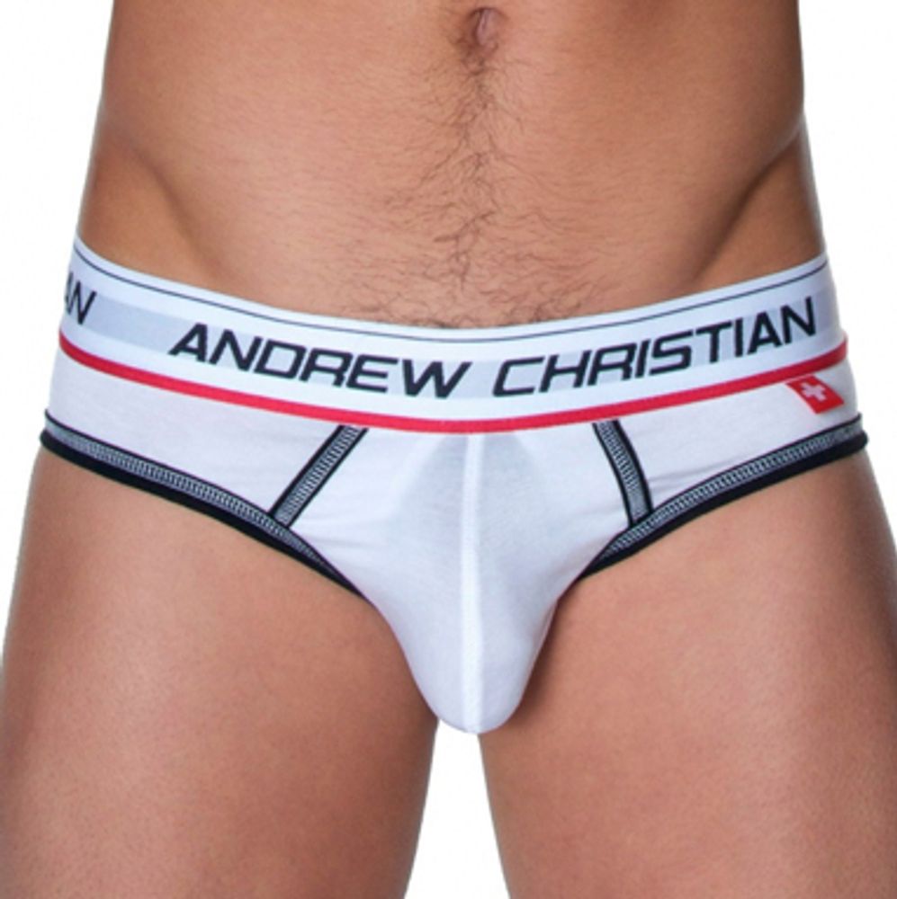 Мужские трусы джоки Andrew Christian Air Flexsoft  Show It Jockstrap White AC33