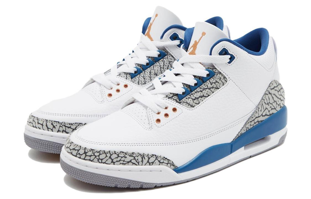 Кроссовки Jordan Air Jordan 3 Retro "White And True Blue"