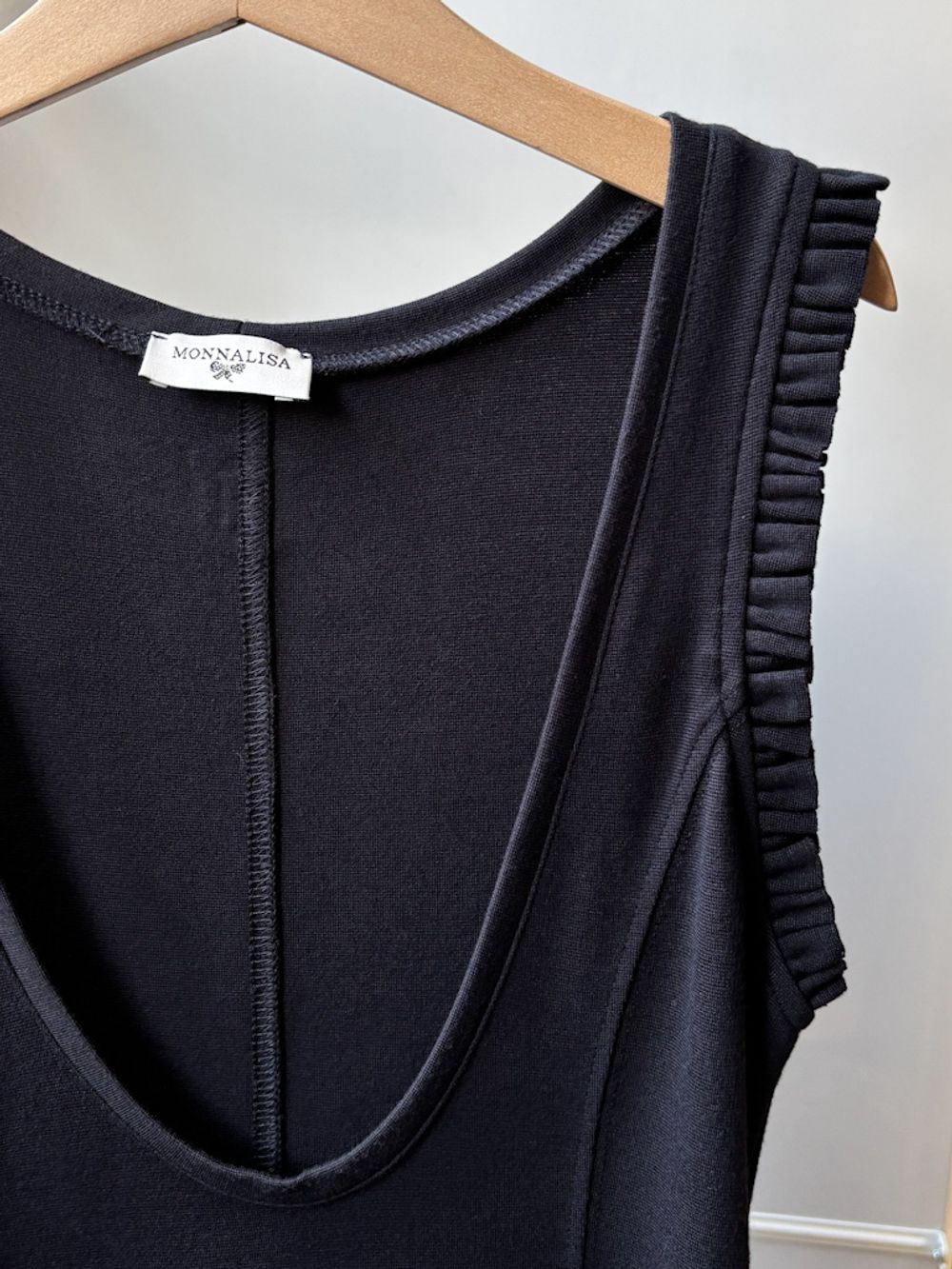 Трикотажный школьный сарафан Monnalisa, 140