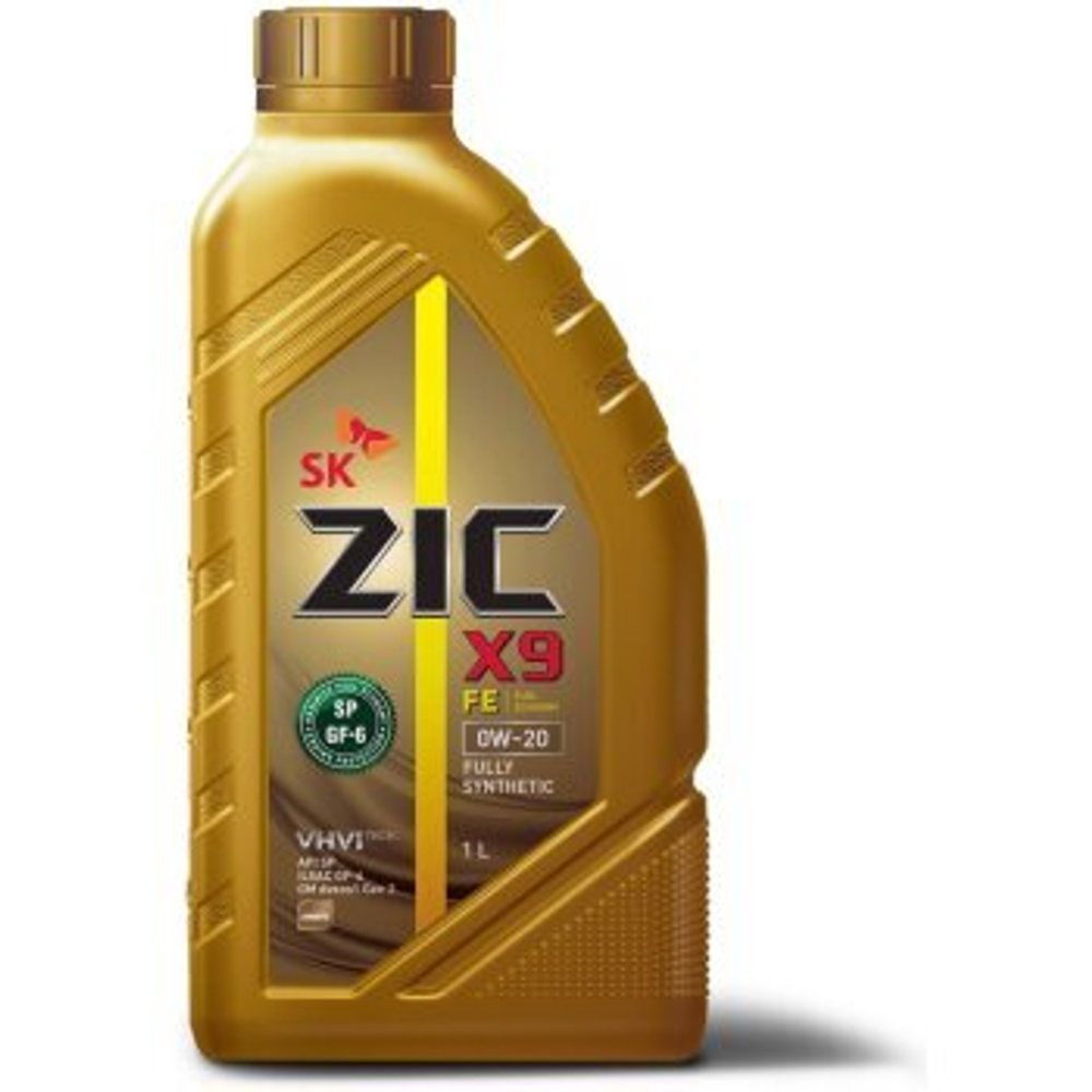 Масло моторное ZIC X9 FE 0w20 SP, ILSAC GF-6. GM dexos1 Gen 2 1л