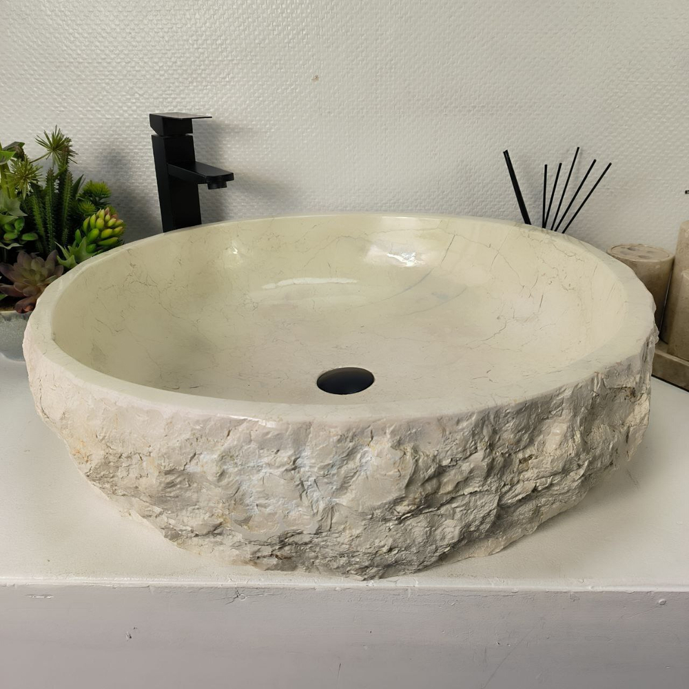 Раковина из мрамора Erozy Cream EM-64946 62*62*15 0878