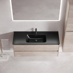 Тумба подвесная под раковину Sancos Libra, дуб галифакс натуральный 1190х450х500 мм