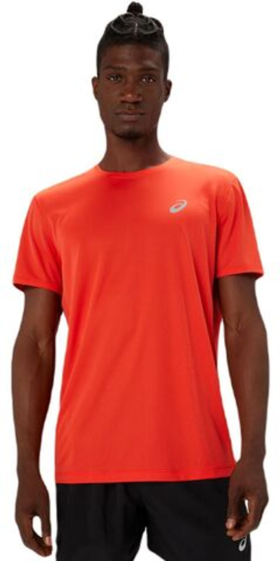 Мужская теннисная футболка Asics Core Short Sleeve Top - true red
