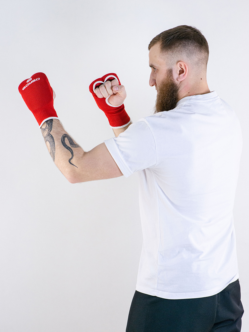 Накладки для каратэ BoyBo BO130, хлопок, красные