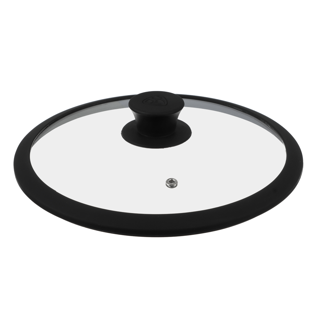 SATOSHI Крышка стекло/силикон с ручкой, 24см