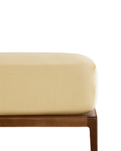 Простыня на резинке Zara Home хлопок, лён 100%, однотонный, 3115/900
