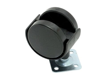 Опора колесная D40мм,черная на площадке(200)