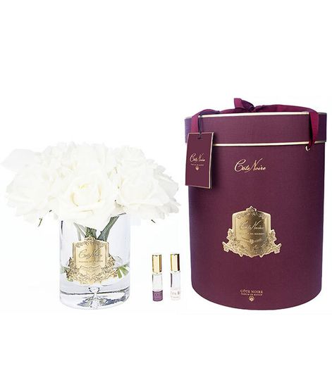 Большой букет роз цвета шампань, Cote Noire