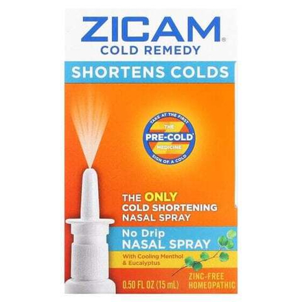 Zicam, Cold Remedy, спрей для носа без капель, 15 мл (0,5 жидк. Унции)