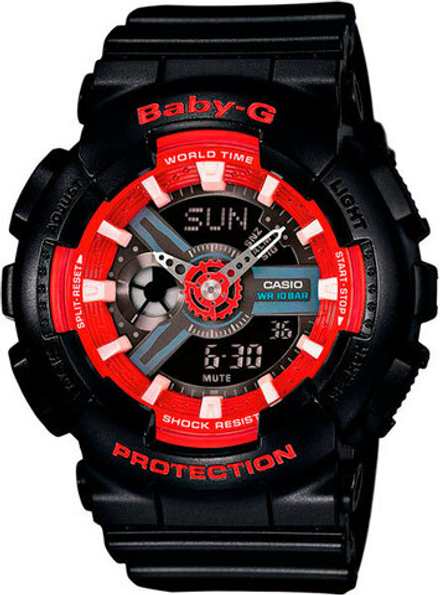 Японские наручные часы Casio Baby-G BA-110SN-1A с хронографом