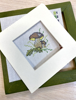 Набор для вышивания с деревянной рамкой (мулине 100% хлопок ) 16х16см Германия