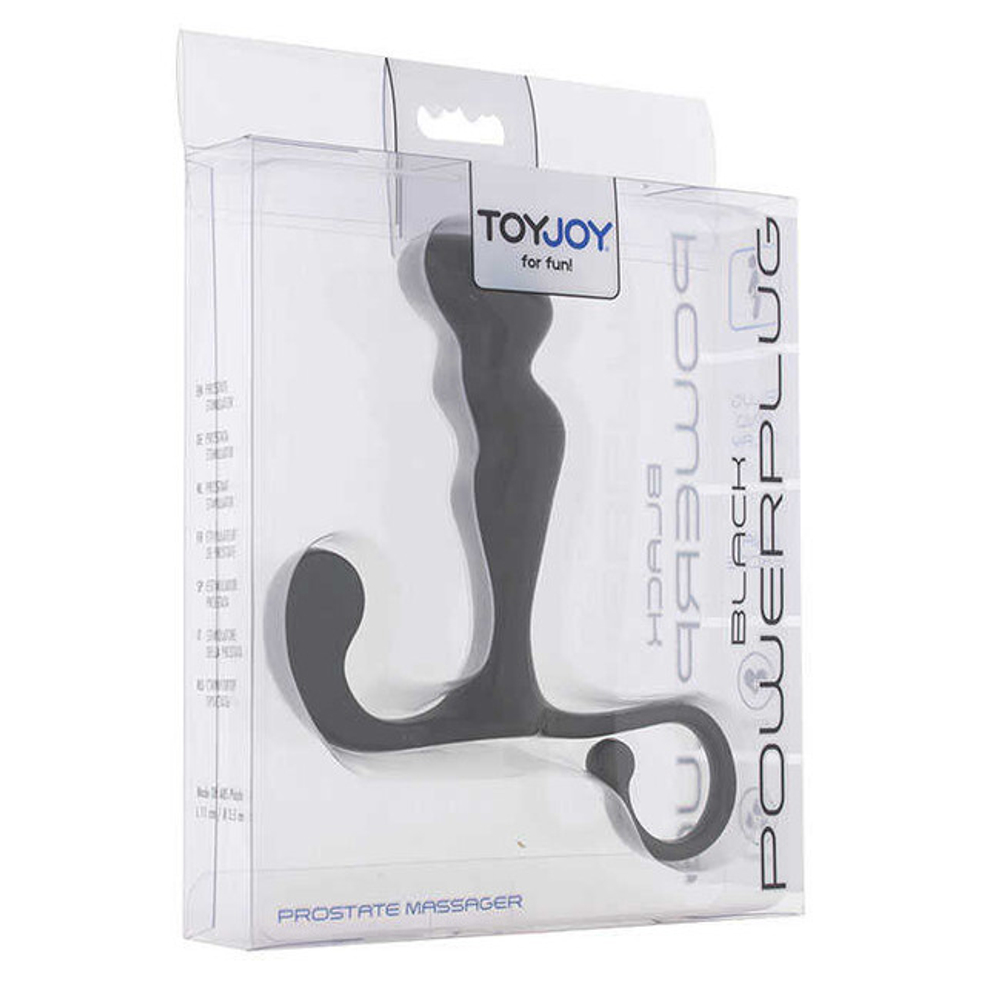 Массажер простаты POWER PLUG PROSTATE MASSAGER (Цвет: черный)
