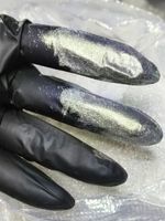 Премиум пигмент 9051 - Платиново-золотой мерцающий блеск - универсальный