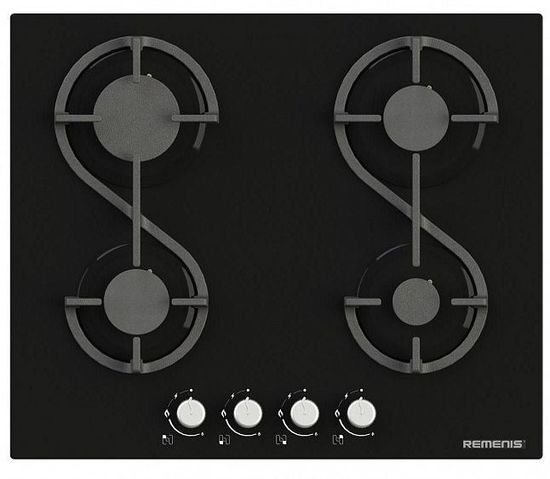 Газовая варочная панель Remenis REM-2154 black