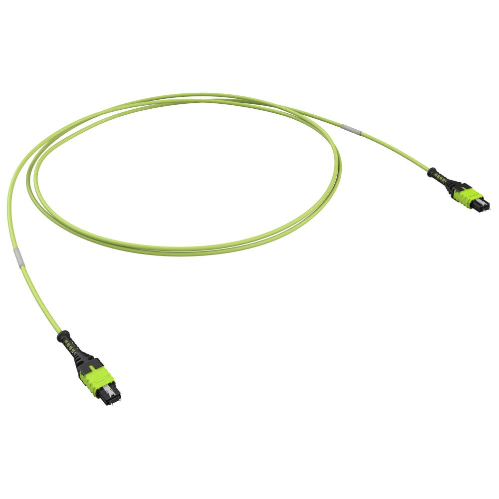 Оптическая соединительная сборка 12ОВ 50/125 OM5, 1xMTP PRO(12)/1xMTP PRO(12), 45м (предустановленная конфигурация: Male/Male ,тип В)