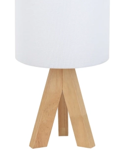 Настольный светильник деревянный, торшер на тумбочку