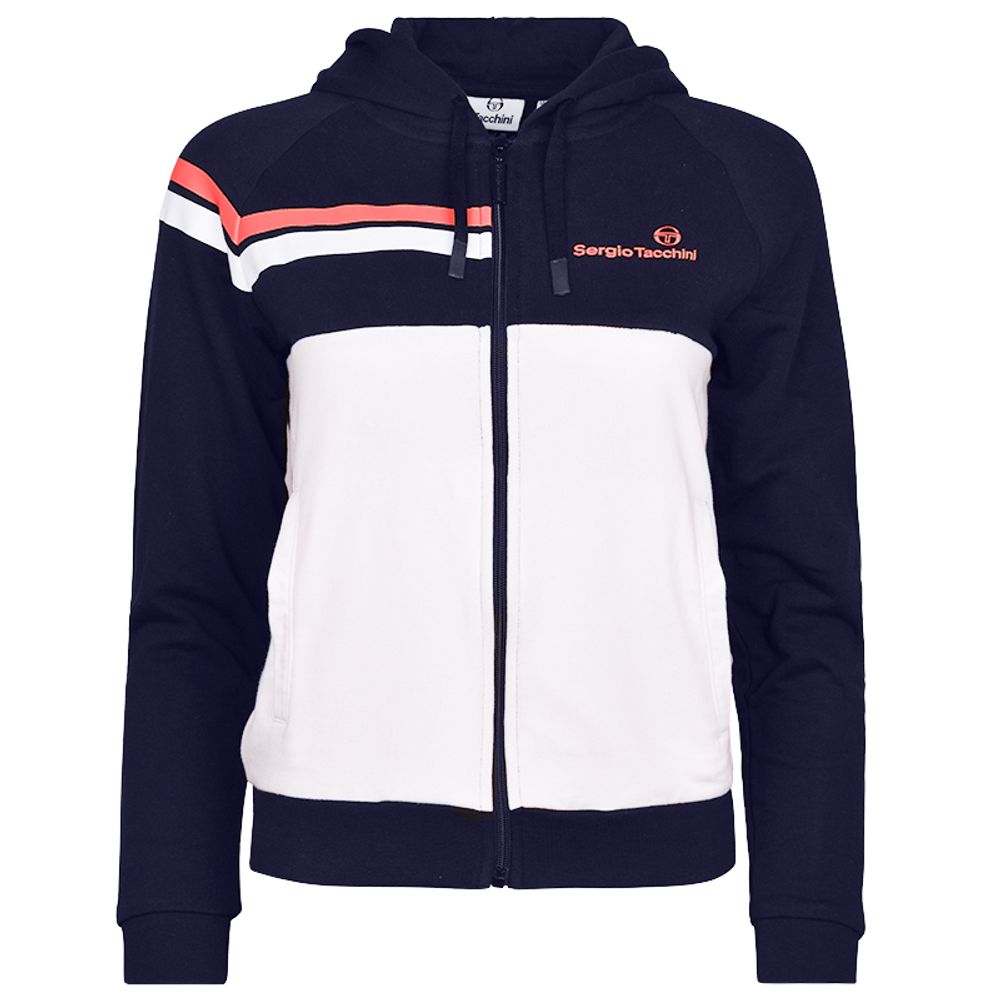 Кофта для мальчика теннисная Sergio Tacchini Viat Jr Hoodie - navy/red