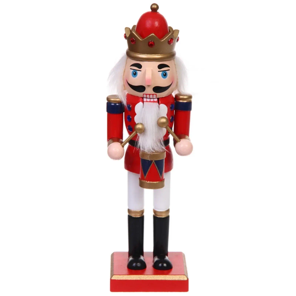Фигурка новогодняя «Щелкунчик - Игра на барабане» 7,7*7,5*25,2 см