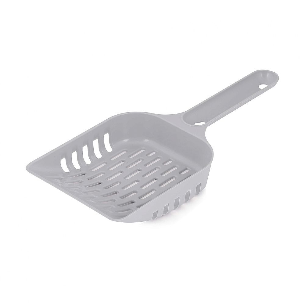 Совок для уборки кошачьего туалета серый 240х98х28 мм (ООО ЗПИ Альтернатива)