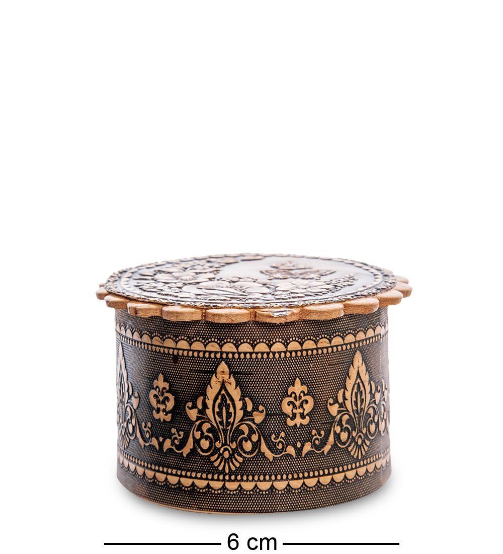 Народные промыслы BST-113/ 1 Шкатулка «Бабочка» мал. (береста)