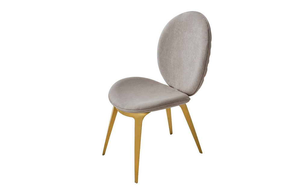 Стул CAVA GY8029 Astrid бежевый/нерж.сталь