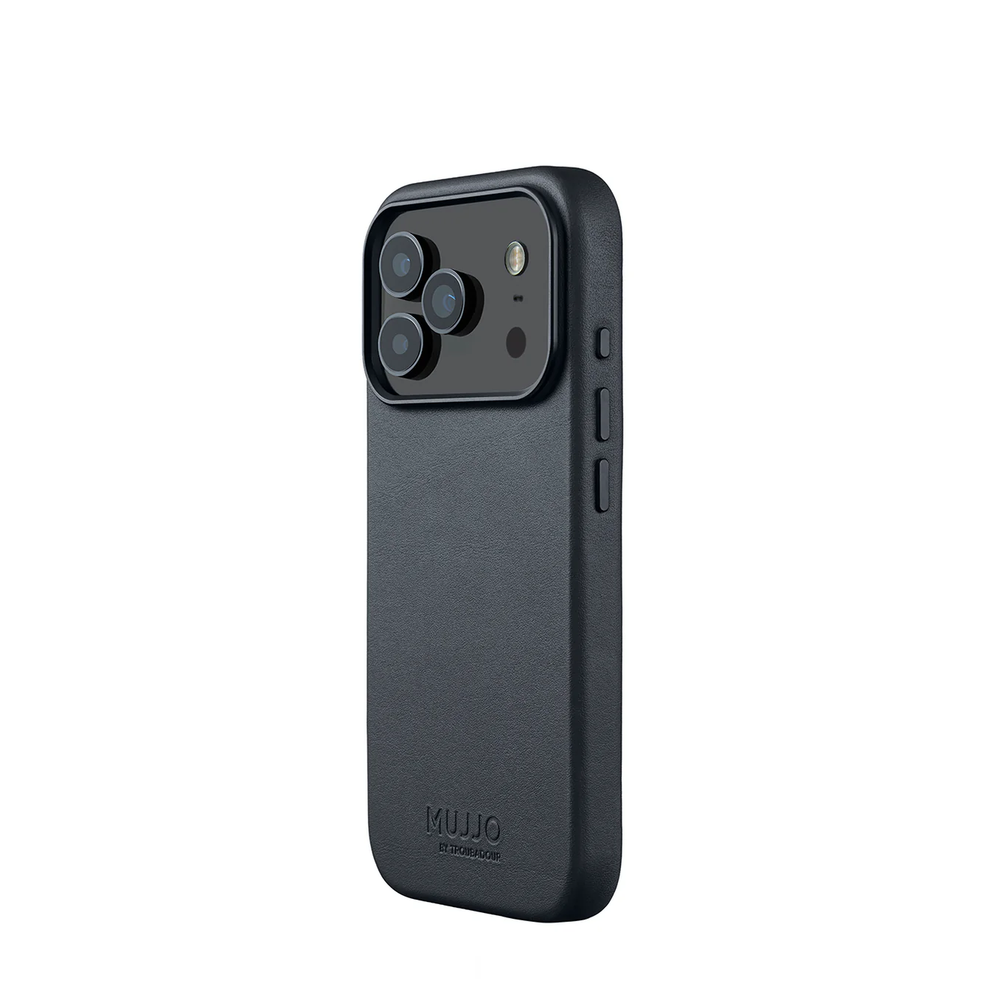 Чехол Mujjo Leather для iPhone 17 Pro базальт