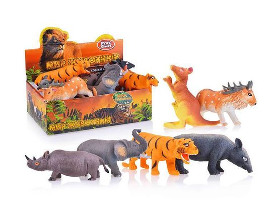 Животный мир Дикие животные из мягкой резины