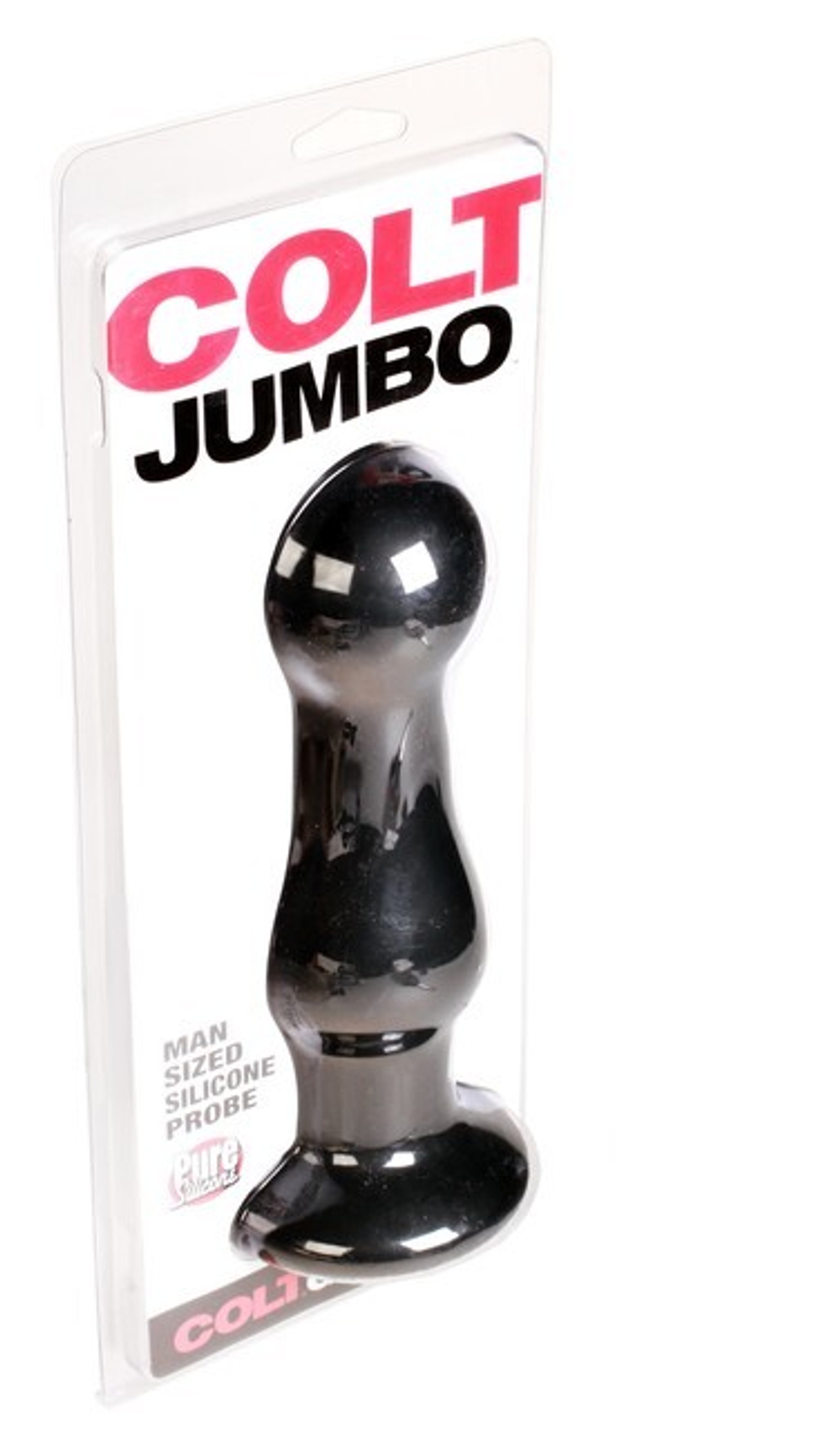 Большой черный анальный стимулятор Jumbo (Цвет: черный)