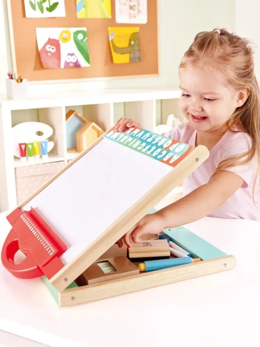 Мольберт детский двухсторонний, HAPE
