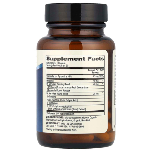 Dr. Mercola, Поддержка сна, 30 капсул